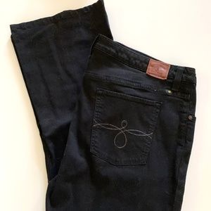 Lucky Brand Ginger Boot Cut black Jeans Sz 22W